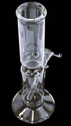 12" US Twisted Glass Straight Water Pipe