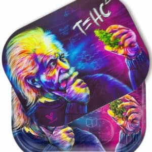 V-Syndicate Roll n Go 3d Mag Slap Metal Tray - Small - THC Einstein Classic