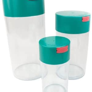Vacuum Seal Acrylic Air Tight Stash Container - 3 in 1
