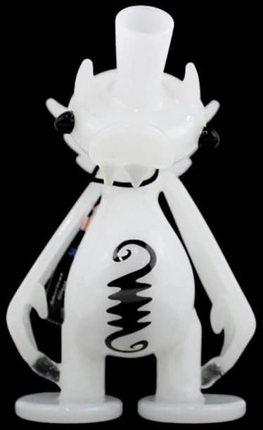 6" Vampire Duck Glass Art Water Pipe