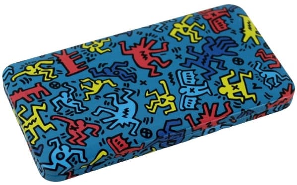 VIBES x K. Haring Pre-Rolled Cones - 1 1-4 - Rice - 2pk Bundle Collectable Tin - Image 4