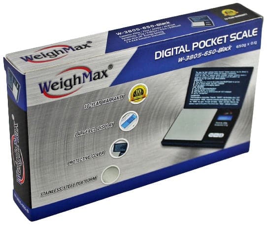 Weighmax 650g x 0.1 Digital Pocket Scale W3805-650 - Image 3