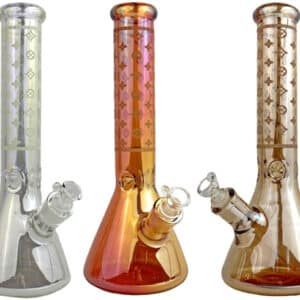 13" Shiny Designer Beaker Water Pipe