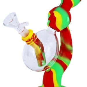 8" Silicone Glass Bubble Blow Water Pipe