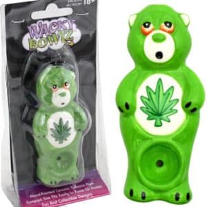 Wacky Bowlz Ceramic Hand Pipe - Stoner Bear