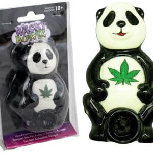 Wacky Bowlz Ceramic Hand Pipe - Panda