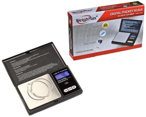WeighMax 100g x 0.01 Digital Pocket Scale