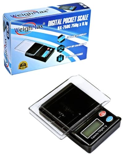 WeighMax 750g x 0.1 Digital Pocket Scale