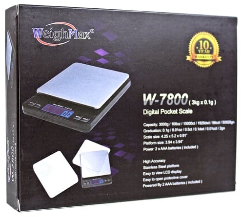 WeighMax 3000g x 0.1 Digital Pocket Scale - Image 3