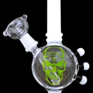 9" Westside Glass Punk 14mm Water Pipe With Female Bowl