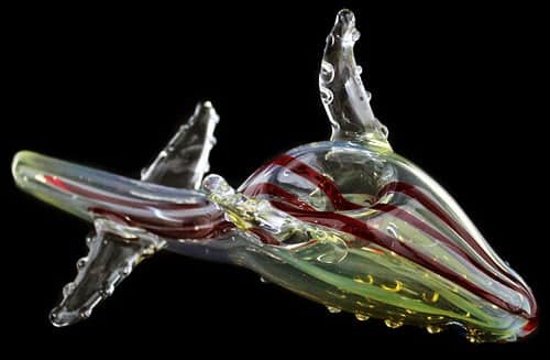 6" Animal Glass Pipe - Whale