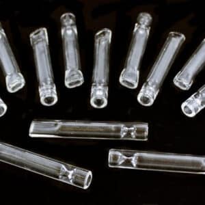 20ct 3" Whale Tale Clear 1 Hitter Chillum