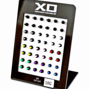 48ct XO 10G Spike Earring