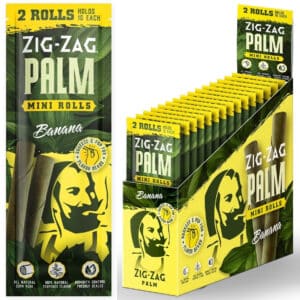 Zig Zag Mini Palm Rolls 15pk - Banana