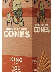 Zig Zag Mini Bulk Unbleached Cones King Size - 100pk