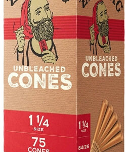 Zig Zag Mini Bulk Unbleached Cones - 1 1-4 - 75pk