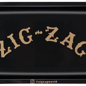 Zig Zag Rolling Tray - Black Small