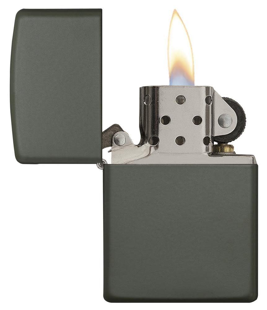 Zippo Lighter - Green Matte $24.95