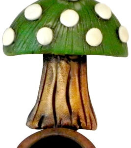 Pichincha Hand Crafted Small Hand Pipe - Green Shroom