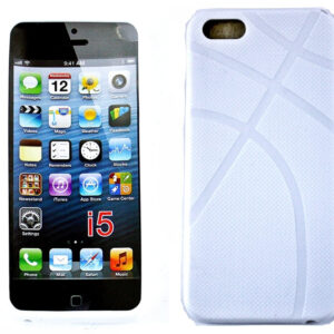 iPhone 5 Protective Cover Anchor Design-White