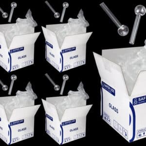 1000ct 4" Safer Use Supply Sterile Individually Wrapped Oil Burners