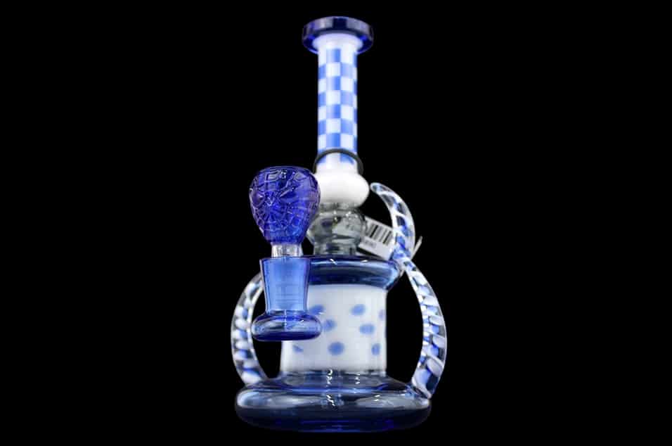 7" Banger Hanger Throne Horns Water Pipe