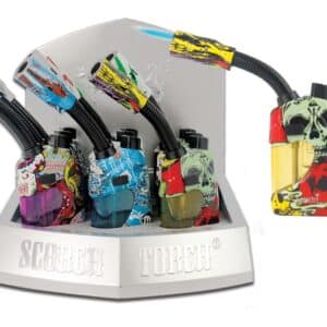 Scorch Torch Bendable Torch Lighter Mix Designs 9pk 61685