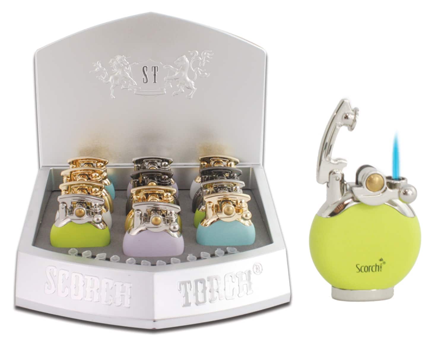 Scorch Torch Flip Lid Flint Lighter 12pk 61733