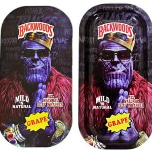 Backwoods Rolling Tray With Magnet Cover - Rick Ross Thanos