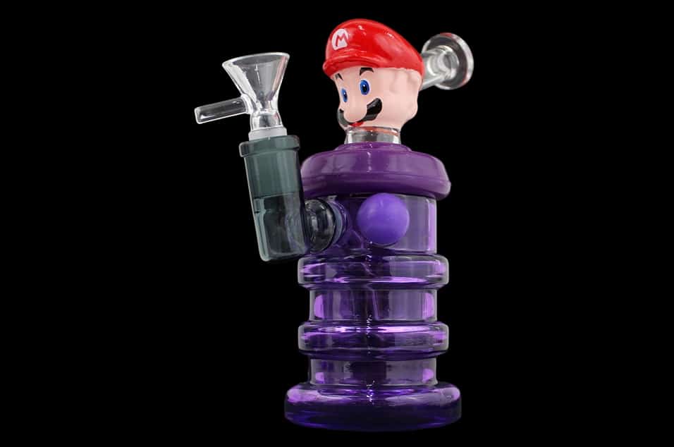 7" Barrel Grip Water Pipe - Mix Character