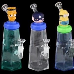 10" Vase Water Pipe - Mix Character