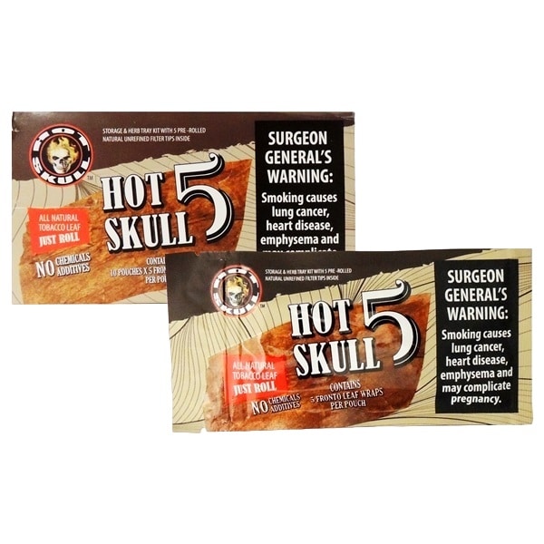 Hot Skull 5 Fronto Leaf Wraps 10pk