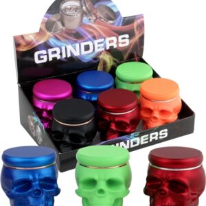Skulls 4pc Premium Novelty Grinders 6pk
