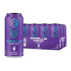 Gorilla Mind Energy Drink - Wild Grape 12pk