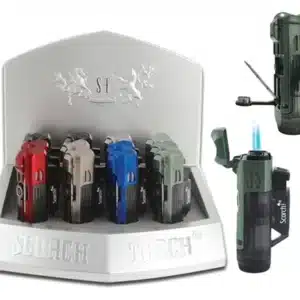 Scorch Torch 90 deg Double Flame w/ Poker & Punch 12pk