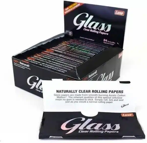 Glass Clear Rolling Papers - King Size