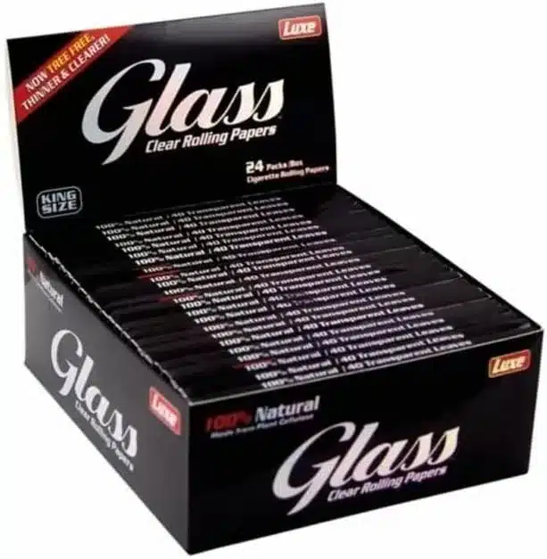 Glass Clear Rolling Papers - King Size