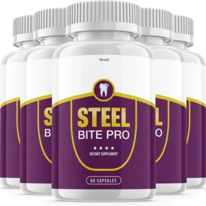 (5 Pack) Steel Bite Pro Teeth Supplement for Teeth and Gum Dental Repair Original (300 Capsules)