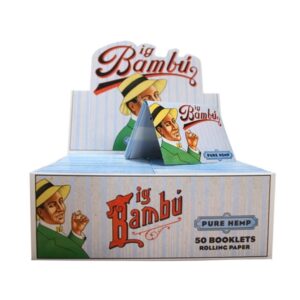 Big Bambu Rolling Papers King Size – Pure Hemp 50pk