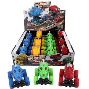 Dino Big Wheel Car Monster Trucks 12pk