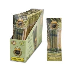 King Palm Natural Leaf Rolls (24 Slim Pouches - 3 Rolls-Pouch)