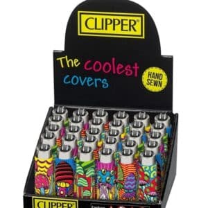 Clipper Lighter Pop Cover Edition – Mushrooms 30pk