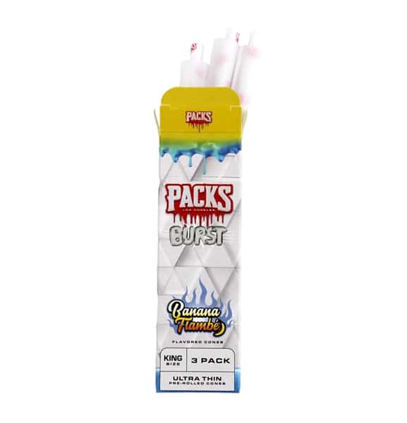 Packs Burst Flavored Cones – King Size 24pk