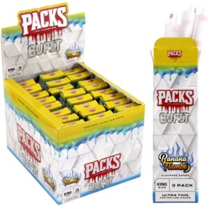 Packs Burst Flavored Cones – King Size 24pk