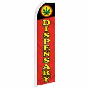 Dispensary Red - Super Flag