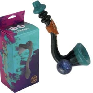 5" Cheech Sherlock Dichro Marble Hand Pipe