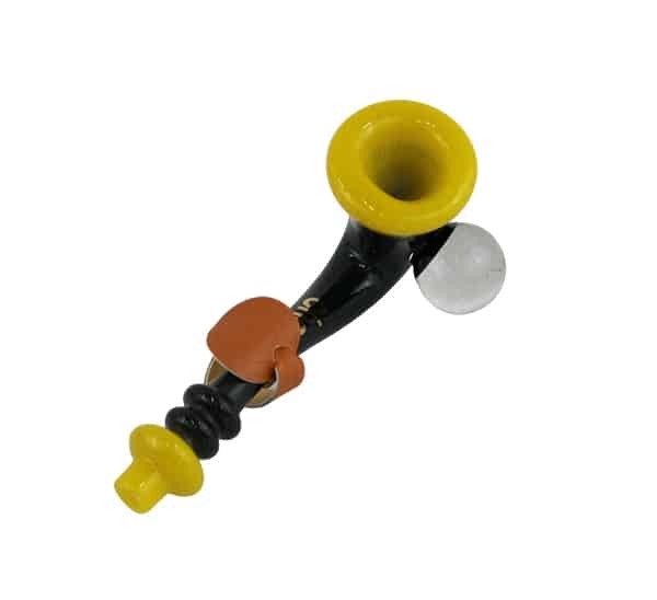 5" Cheech Sherlock Dichro Marble Hand Pipe