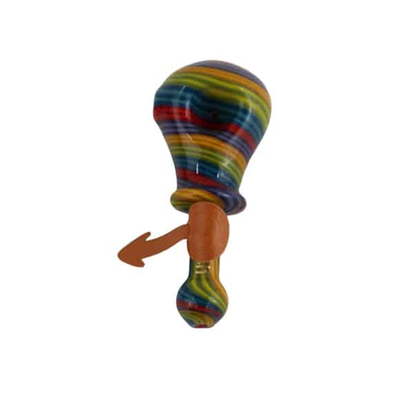 4" Cheech Wig Wag Hand Pipe CH-PIPE-263