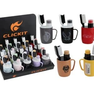 Click It Toothbrush and Cup Torch Lighter 20pk