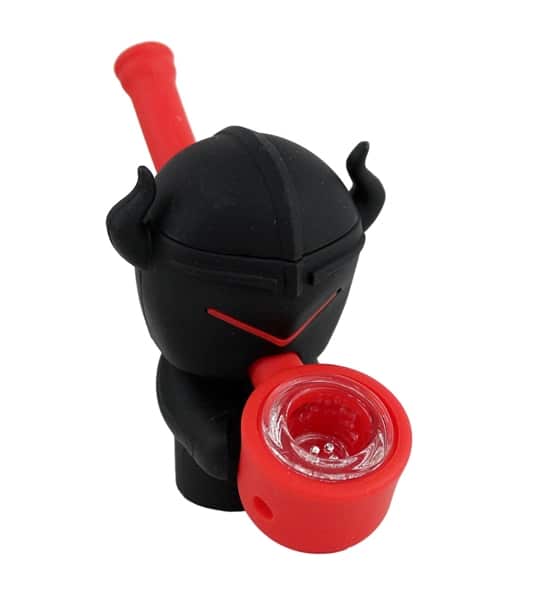 Glass Smoking Pipe Cartoon Character Silicone Sherlock 8pk